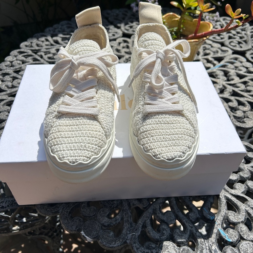 Chloe knit sneakers
